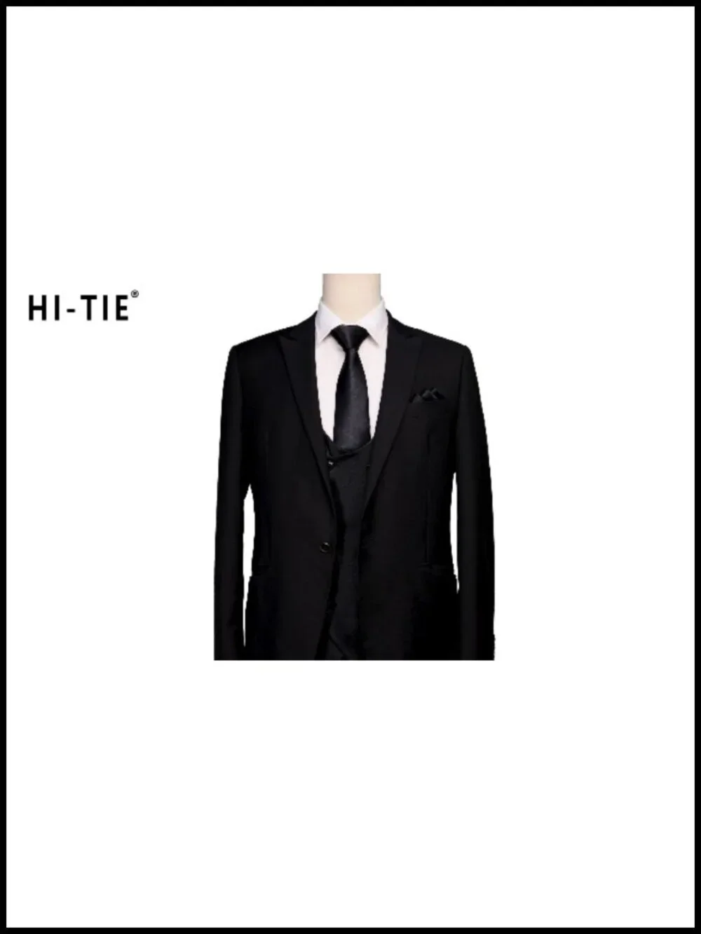 Satin Double Breasted Suit Vest Set with Pretied Bowtie & Cufflinks